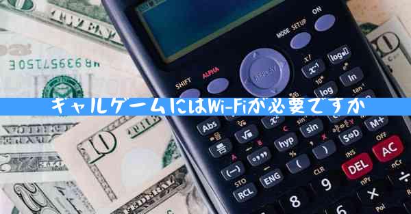 ギャルゲームにはWi-Fiが必要ですか