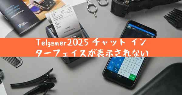 Telgamer2025 チャット インターフェイスが表示されない