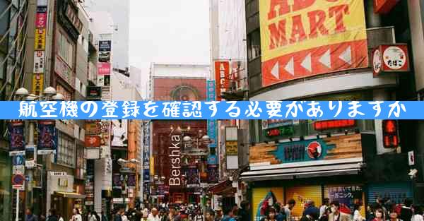 航空機の登録を確認する必要がありますか