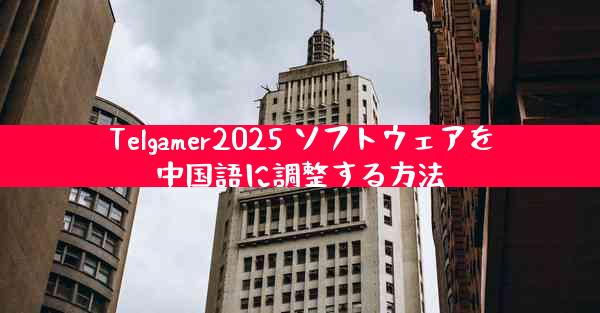 Telgamer2025 ソフトウェアを中国語に調整する方法